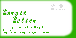 margit melter business card